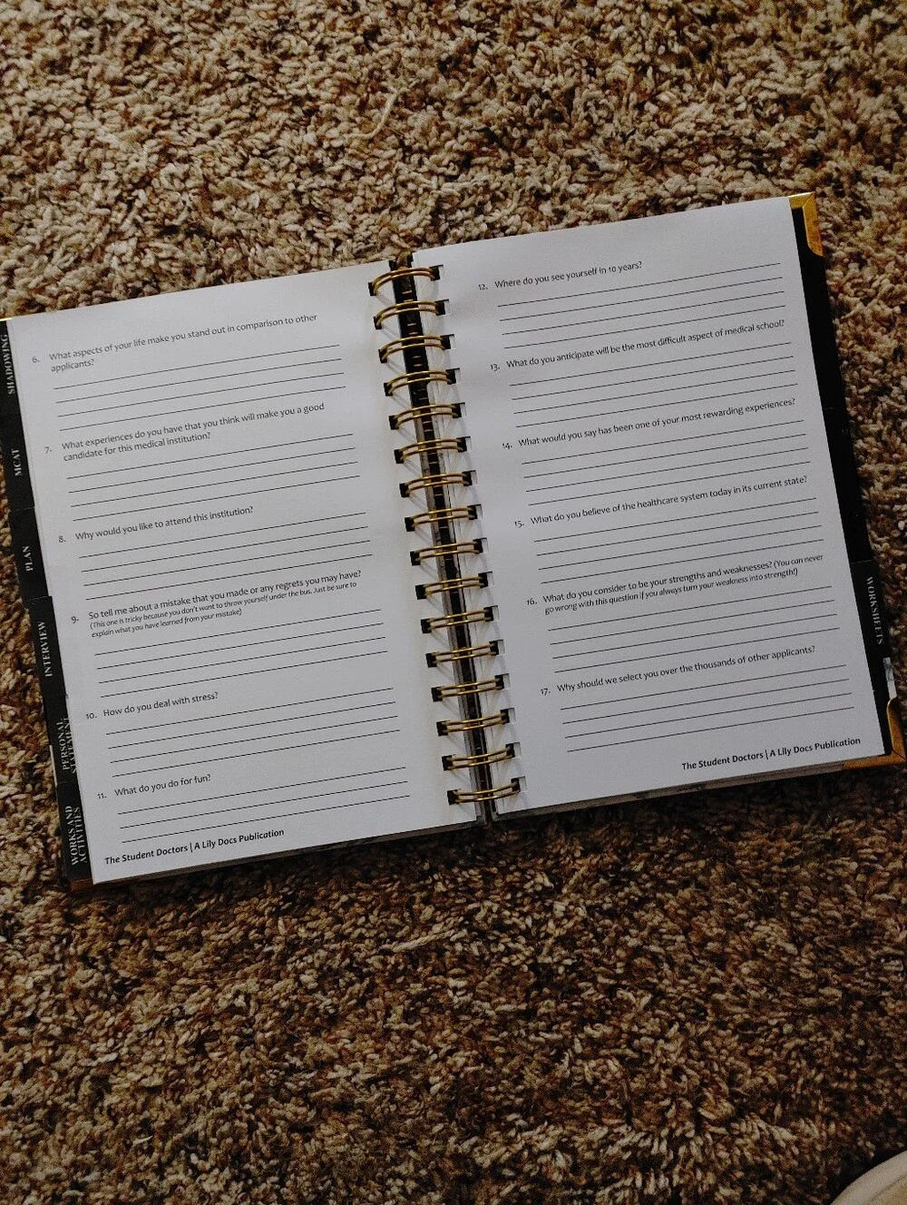 Pre-Medical Student Journal | MCAT Tracking - Picture 7 of 10